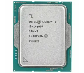 Intel Core i3-14100F @ 3.5GHz - TRAY / TB 4.7GHz / 4C8T / 12MB / Bez VGA / LGA 1700 / Raptor Lake / 110W