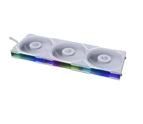 Lian Li UNI FAN 12TL3W TL Series ARGB 3ks bílá / 120 mm / 33 dB @ 2600 RPM / 4pin PWM + 3pin ARGB