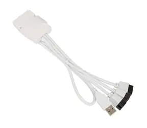 Lian Li USB Hub PW-U2TPAW USB 2.0 A -> USB 2.0 9-pin 3x bílá