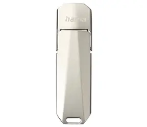 Hama USB Uni-C Deluxe 64 GB stříbrná / Flash disk / USB-C 3.1 / čtení: až 70 MBs