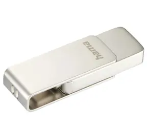 Hama USB Uni-C Rotate Pro 64 GB stříbrná / Flash disk / USB-C 3.1 / čtení: až 70 MBs