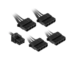 Kolink KL-CBR-PAT Napájecí kabel / 4x Molex / 1x 6 pin pro připoejní ke zdroji 