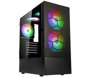 Kolink Observatory MX Mesh ARGB černá /  ATX / 2x USB-A 3.0 / 1x USB-A 2.0 / 2x 138mm / 3x 120mm / bez zdroje