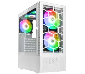 Kolink Observatory MX Glass ARGB bílá / ATX / 2x USB-A 3.0 / 1x USB-A 2.0 / 2x 140mm / 3x 120mm / bez zdroje