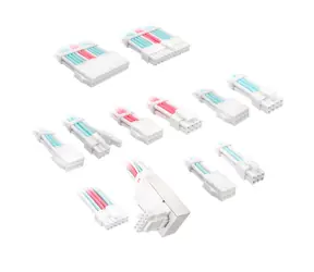 Kolink Prodlužovací sada opletených kabelů Core Pro Braided Cable Extension Kit 12V-2x6 Typ 1 bílo-modro-růžová 