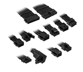 Kolink Prodlužovací sada opletených kabelů Core Pro Braided Cable Extension Kit 12V-2x6 Typ 1 černá