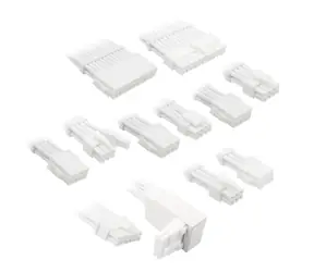 Kolink Prodlužovací sada opletených kabelů Core Pro Braided Cable Extension Kit 12V-2x6 Typ 2 bílá