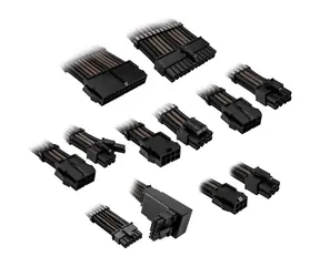 Kolink Prodlužovací sada opletených kabelů Core Pro Braided Cable Extension Kit 12V-2x6 Typ 2 černo-šedá