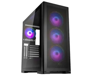 Kolink Unity Meshbay ARGB černá / ATX / 2x USB-A 3.0 / 1x USB-A 2.0 / 4x 120mm / bez zdroje / průhledná bočnice