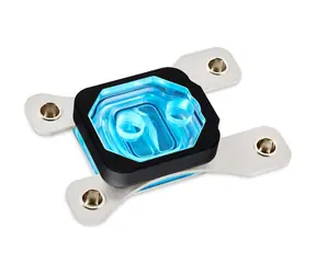 Aqua Computer cuplex kryos NEXT RGBpx black AM5/AM4 7000/5000/3000 acrylic/.925 silver