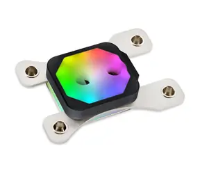 Aqua Computer cuplex kryos NEXT RGBpx black AM5/AM4 7000/5000/3000 acetal/.925 silver