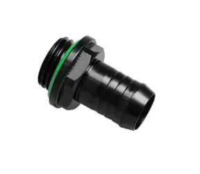 BitsPower Přípojka přímá G1/4 palce AG na 10 mm ID černá