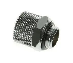 BitsPower Přípojka přímá G1/4 palce AG na 11/8 mm stříbrná