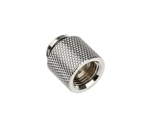 BitsPower Adaptér G1/4 palce samec na G1/4 palce samice - 15 mm stříbrná