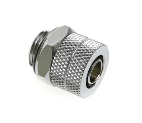 BitsPower Připojení přímé G1/4 palce samec na 10/8 mm - II stříbrná