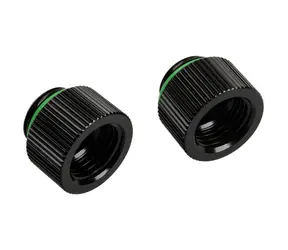 BitsPower Touchaqua adaptér přímý G1/4 palce vnější na G1/4 palce vnitřní 10mm černá / 2 ks