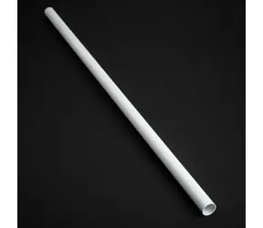 BitsPower Mosazná tvrdá trubka bez zkosení 16 mm AD 500mm bílá