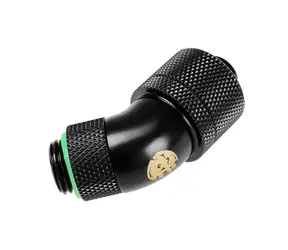 BitsPower Připojení 45 stupňů G1/4 palce samec na 16/10 mm otočné - černá