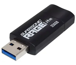 Patriot RAGE Lite 256GB černá / Flash Disk / USB 3.2 Gen 1 - (USB-A 3.0)