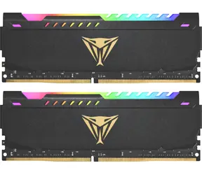 Patriot Viper Steel RGB 64GB (2x32GB) 3200MHz černá / DIMM / DDR4 / CL18 / Non-ECC / Unbuffered / 1.35V