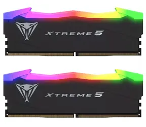 Patriot Viper Xtreme 5 RGB 32GB (2x16GB) 8000MHz černá / DIMM / DDR5 / CL38 / On-Die ECC / Unbuffered / 1.45V