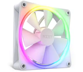 NZXT F120 RGB Single bílá / Ventilátor / 120mm / Fluid Dynamic Bearing / 27.5 dB @ 1800 RPM / 50.18 CFM / 4-pin