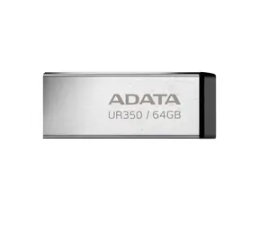 ADATA UR350 64GB černá / USB 3.2 Type A / čtení: 100MBps / FAT32
