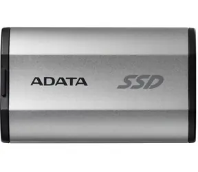 ADATA SD810 2TB stříbrná / Externí SSD / USB 3.2 Gen 2 / čtení: 2000MBps / zápis: 2000MBps