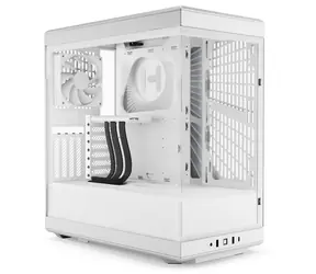 Hyte Y40 TG bílá / ATX / 2x USB-A 3.0 / 1x USB-C 3.2 / 2x 120mm / bez zdroje / průhledná bočnice 