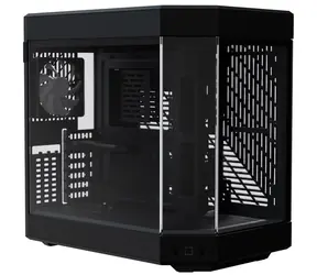 Hyte Y60 TG černá / E-ATX / 2x USB-A 3.0 / 1x USB-C 3.1 / 3x 120mm / bez zdroje / průhledná bočnice