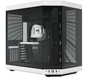 Hyte Y70 černo-bílá / E-ATX / 2x USB-A 3.2 / 1x USB-C 3.2 / průhledná bočnice / Riser kabel 