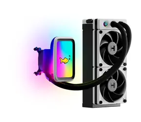 Hyte Q60 THICC 240mm AIO / 2x 120mm / displej / 47.3 dB @ 3000 RPM / 105.8 CFM / Intel + AMD