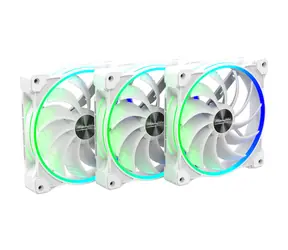 Alpenföhn 140mm Wing Boost 3 ARGB PWM 3ks bílá / 140mm / 19 dB @ 1500 RPM / 78.86 CFM / 3-pin + 4-pin
