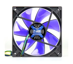 Noiseblocker BlackSilent Fan XL-P modrá / 120mm / 31 dB @ 2000 RPM / 75.33 CFM / 4-pin PWM