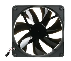 Noiseblocker BlackSilent Pro Fan PK2 černá / 140mm / 20 dB @ 1200 RPM / 54.73 CFM / 3-pin