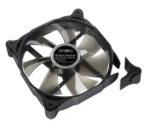 Noiseblocker Multiframe S-Series M12-3 černá / 120mm / 27 dB @ 1800 RPM / 72.98 CFM / 3-pin