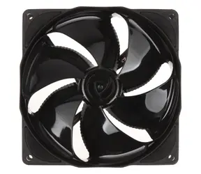 Noiseblocker NB-eLoop Fan B12-PS Black Edition / 120mm / 21.2 dB @ 1500 RPM / 58 CFM / 4-pin PWM