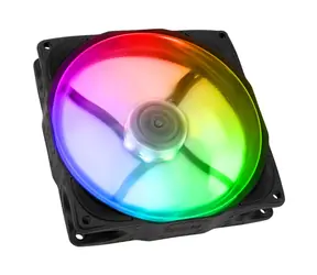 Noiseblocker NB-eLoop X B12-PS ARGB černá / 120mm / 21.2 dB @ 1500 RPM / 58 CFM / 4-pin PWM + 3-pin