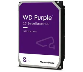 WD Purple 8TB / HDD / 3.5" SATA III / 5640 rpm / 256MB cache / 3y / pro dohledová centra