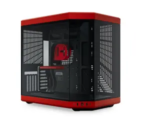 Hyte Y70 černo-červená / E-ATX / 2x USB-A 3.2 / 1x USB-C 3.2 / průhledná bočnice / Riser kabel 