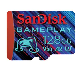SanDisk GamePlay microSDXC 128GB / UHS-I / class U3 / čtení: 190 MB/s / zápis: 130 MB/s