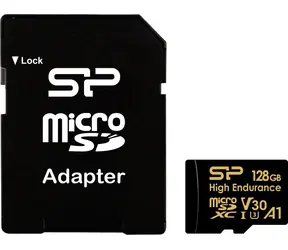 Silicon Power micro SDXC 128GB + adaptér / Class 10 / UHS-I U3 / V30