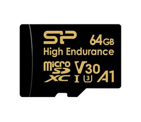 Silicon Power micro SDXC 64GB + adaptér / Class 10 / UHS-I U3 / V30