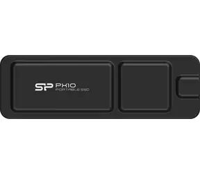 Silicon Power PX10 1TB černá / Externí SSD / USB 3.2 Gen2 Type-C / R: 1050MBs