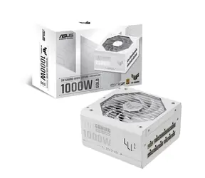 ASUS TUF Gaming 1000W bílá / ATX 3.0 / 80PLUS Gold / aktivní PFC / modulární / 135mm ventilátor