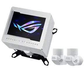 ASUS ROG RYUJIN III WB bílá / vodní blok CPU / 3.5" LCD displej