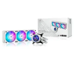 ASUS ROG STRIX LC III 360 ARGB LCD bílá / 3x 120mm / 36 dB @ 2200 RPM / 70.38 CFM / AMD + Intel