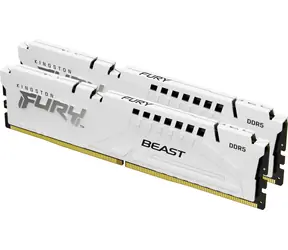 Kingston FURY Beast White 32GB (2x 16GB) 6000MHz / DDR5 / CL36 / DIMM / 1.35V / EXPO 