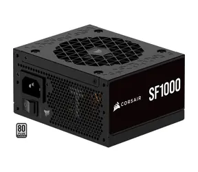 Corsair SF1000 černá / 1000W / 80 PLUS Platinum / 92mm ventilátor / SFX