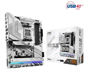 ASRock X870 PRO RS / AMD X870 / DDR5 / SATA III RAID / USB / 2.5GLAN / M.2 / sc.AM5 / ATX